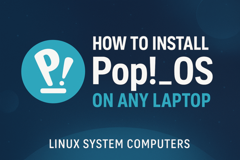 How to Install Pop!_OS on Any Laptop.